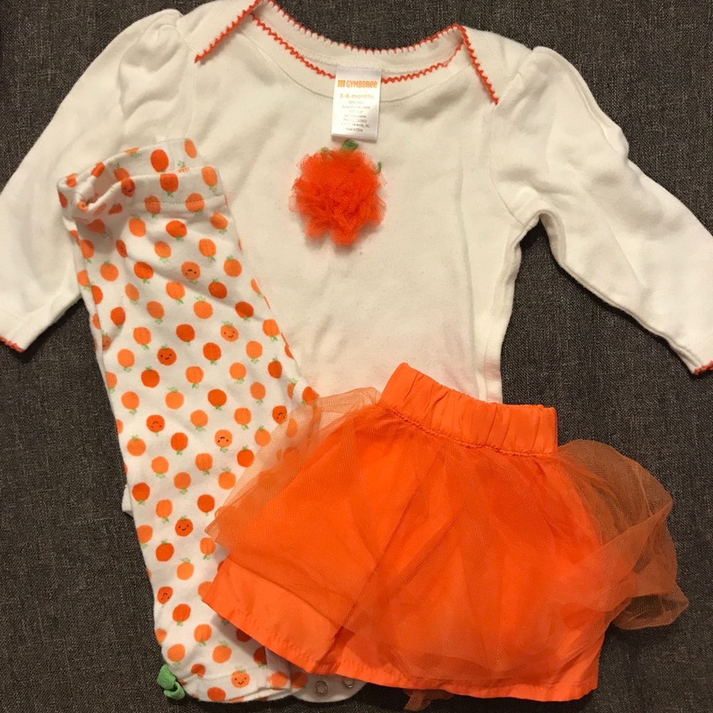 Gymboree Pumpkin Outfit